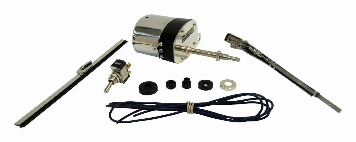 Vintage - Stainless Stainless Wiper Motor Kit - 12VST